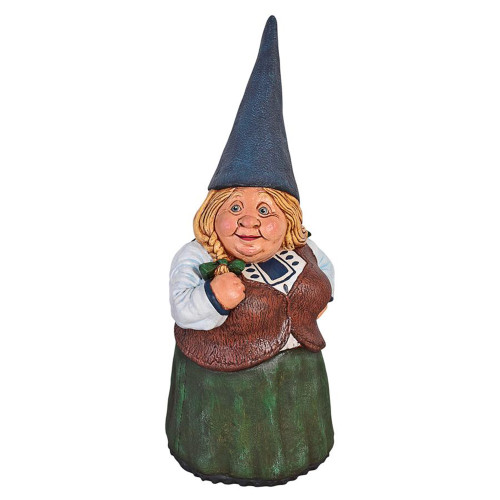 48" Mother Gnome Hand Painted Outdoor Garden Statue