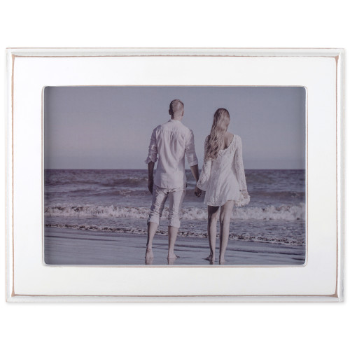 5" x 7" White Rectangular Vintage-Style Picture Frame