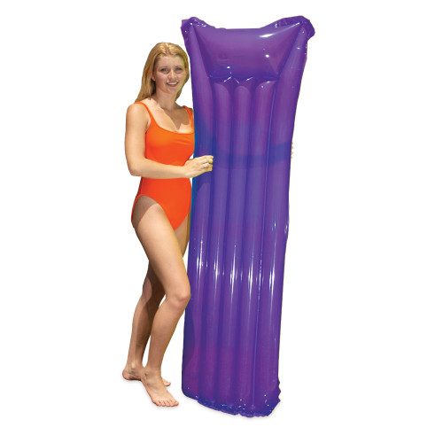 72-Inch Inflatable Purple Water Sports Swimming Pool Air Mattress