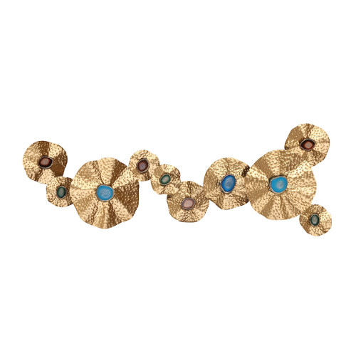 16" Gold Archipelago Wall Decor