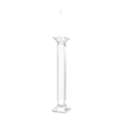 20" Crystal Clear Novembre Candle Holder