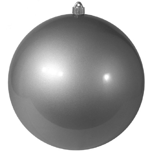 Shiny Candy Silver Shatterproof Christmas Ball Ornament 12" (300mm)