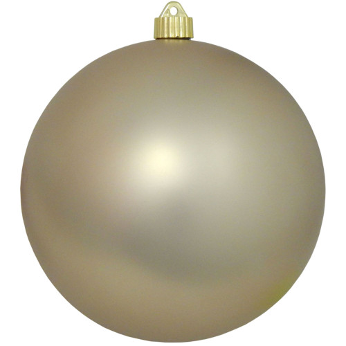 Matte Silver Shatterproof Christmas Ball Ornament 8" (200mm)