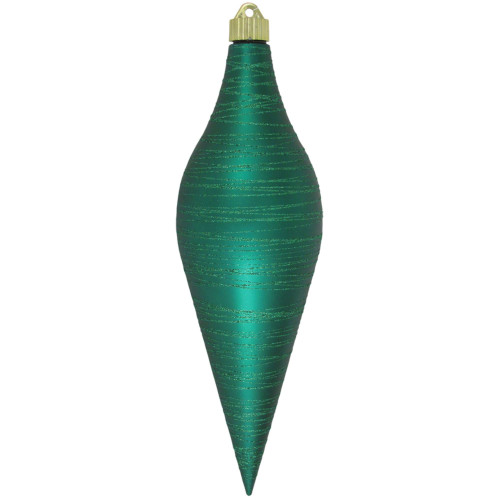 Shamrock Green Shatterproof Christmas Long Drop Ornament 12.5" (320mm)
