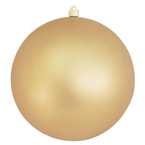 Matte Gold Dust Shatterproof Christmas Ball Ornament 12" (300mm)