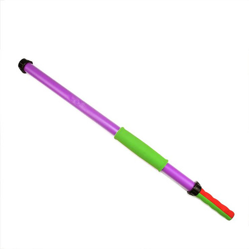33" Purple and Green Aqua Fun Water Pop Power Water Launcher Swimming Pool Squirter Toy - 31537442