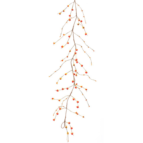 6.25' Red and Brown Bittersweet Decorative Garland - 34187794