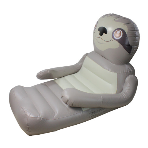 Inflatable Huggable Sloth Pool Lounge Float, 50-Inch - 33400672