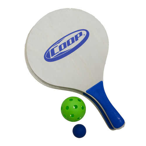 15.5” Gray and Green Paddle Pickle Ball Classic Outdoor Yard Game - 32556184