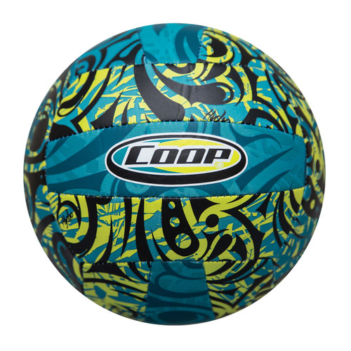 8" Yellow and Turquoise High Performance Hydro Beach Volleyball - 32556024
