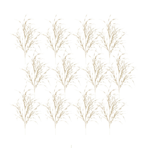 Pack of 12 Beige with Berries Artificial Plastic Spray, 41"
