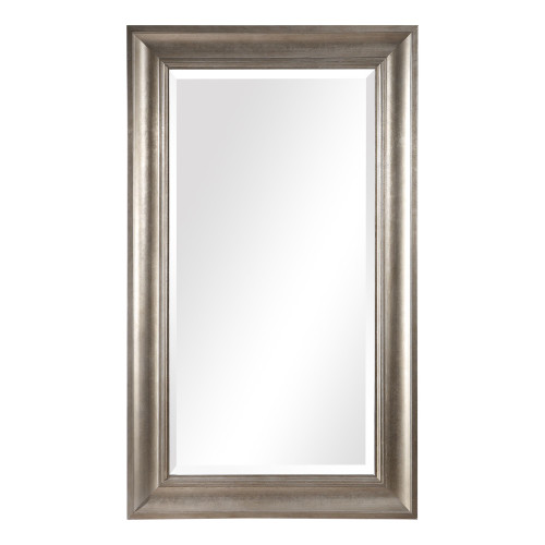 71.25" Brown Contemporary Rectangular Glass Wall Mirror