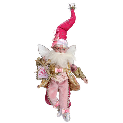 Pink and White Mark Roberts Spirit of Hope Breast Cancer Awareness Fairy Figurine, Small 10"