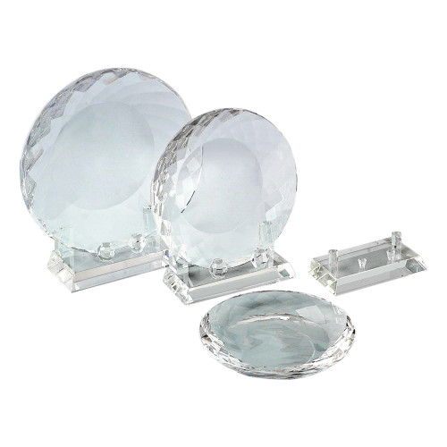 7" Optic Crystal Plate