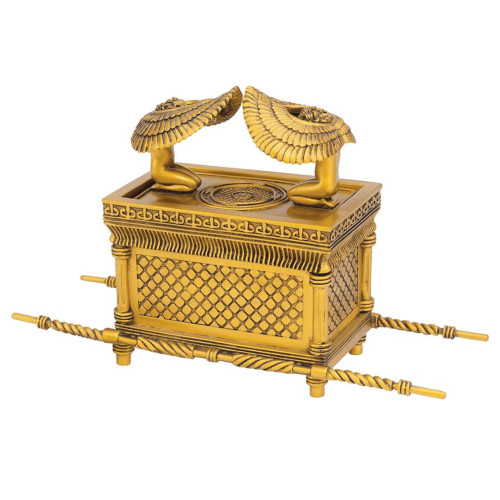 11.5" Gold Ark of the Covenant Statue Tabletop Decor
