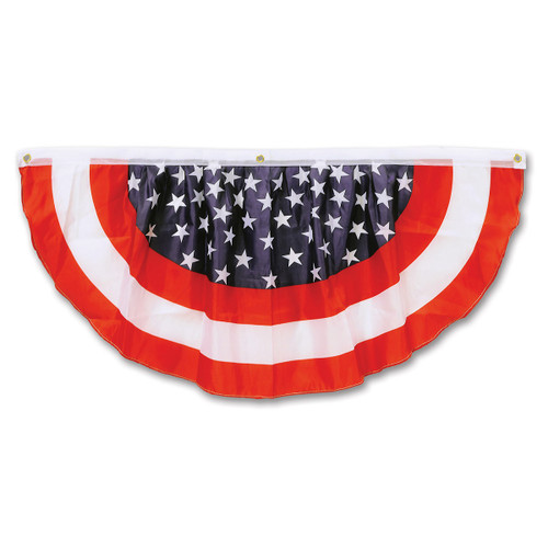 Pack of 6 Stars and Striped Patriotic Bunting Banners 4'