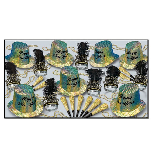 The Gold Topaz Kit For 50 People for New Year's Eve