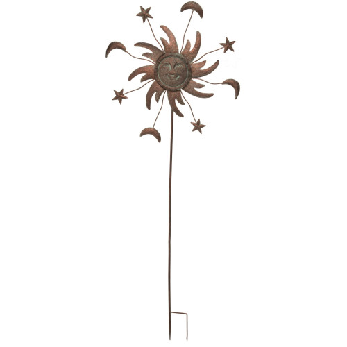 62.5" Bronze Kinetic Celestial Easter Outdoor Yard Stake
