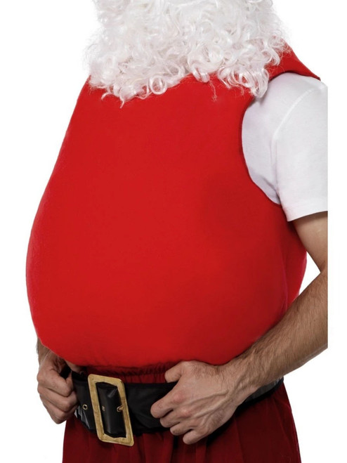 40" Red Santa Unisex Adult Christmas Belly Stuffer Costume Accessory - One Size