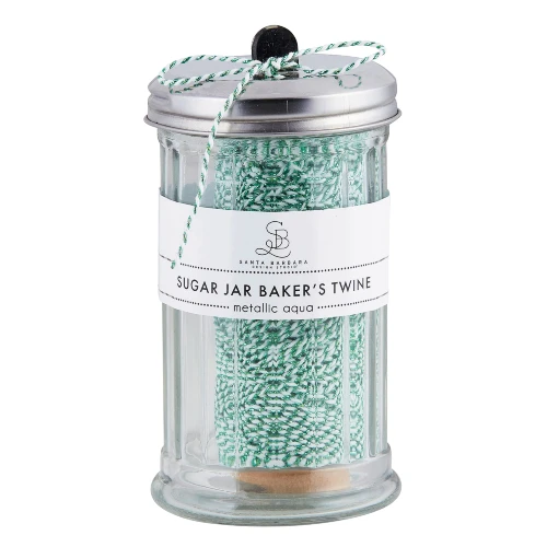 Creative Brands 6" Cylindrical Glass Twine Jar - G2711