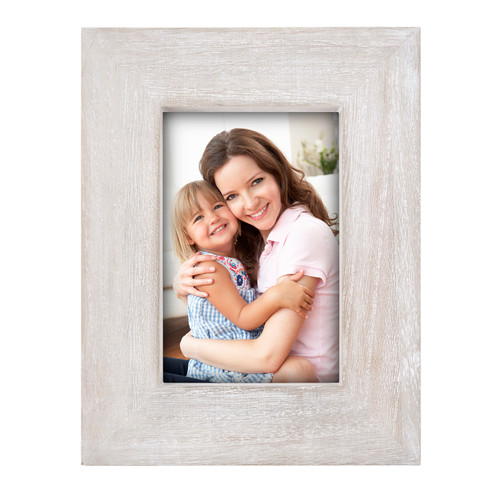 7" x 9" Contemporary Gray Wooden Frame