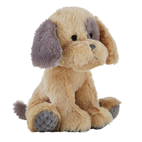 11" Brown Dog Plush Toy