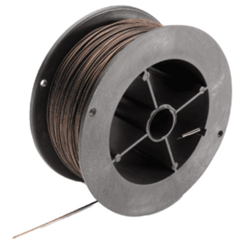 7" Brown Copper and Steel Gray Outdoor-Fishing Cannon 400' Downrigger Cable