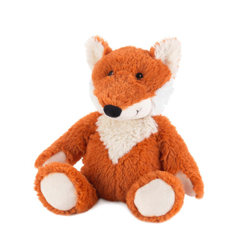 13" Orange and White Microwavable Plush Fox Stuffed Animal