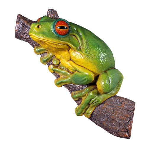 36" Tree Frog Red Eyed Amphibian Outside Garden Statue