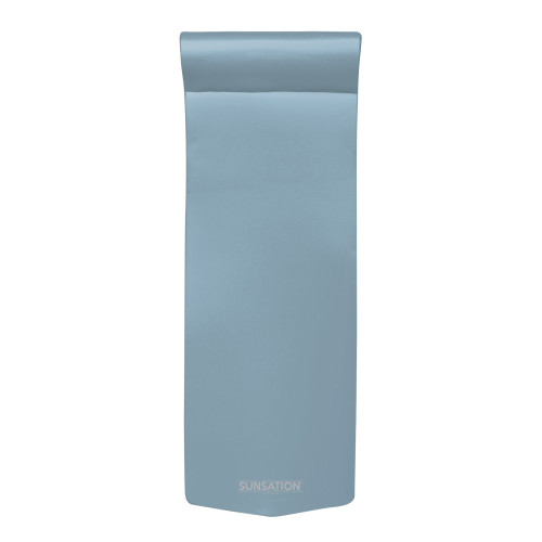 70" Metallic Blue Floating Swimming Pool Mattress Lounger