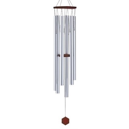 34" White and Brown Tenor Hand Tuned Triple Sealed Wind Chime