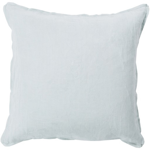 18" Cool and Comfortable Lily White Casual Square Decorative Throw Pillow - Poly Filled