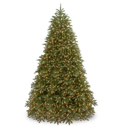 10’ Pre-Lit Medium Jersey Fraser Fir Artificial Christmas Tree, Multicolor Lights