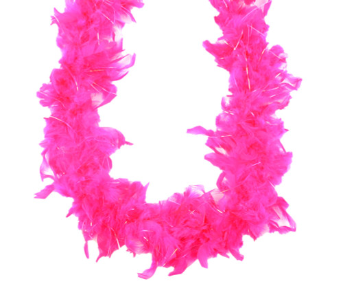 Hot Pink 45 gram Chandelle Boas with Lurex, 3pc