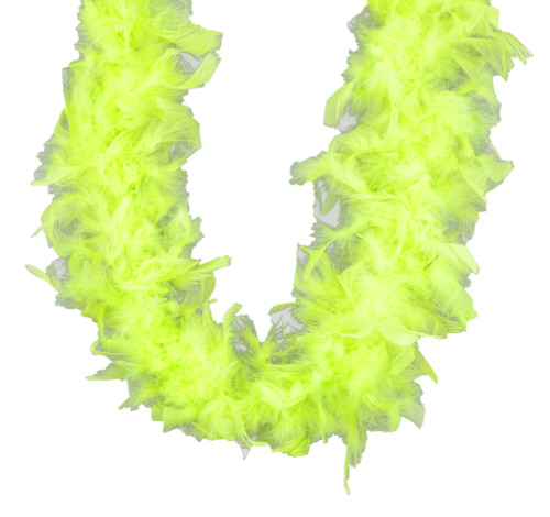 Fluorescent Yellow 45 gram Chandelle Boas, 3pc