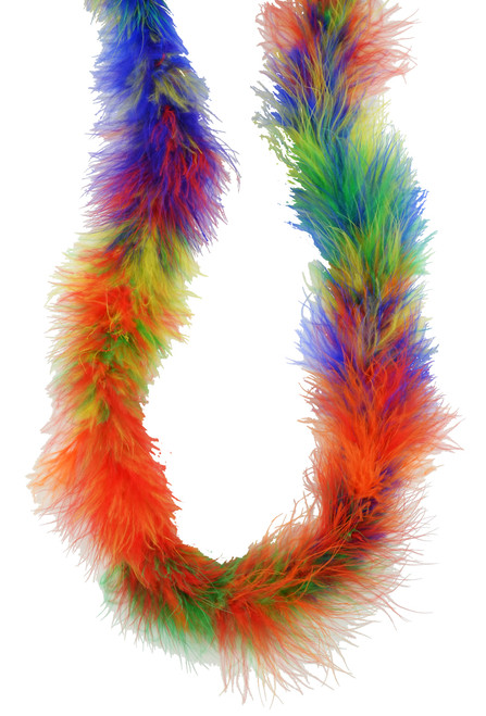 Pack of 3 Vibrantly Colored Fluffy Craft Boas - 2 Yards