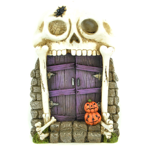 Halloween Skull Purple Door,  1 pc