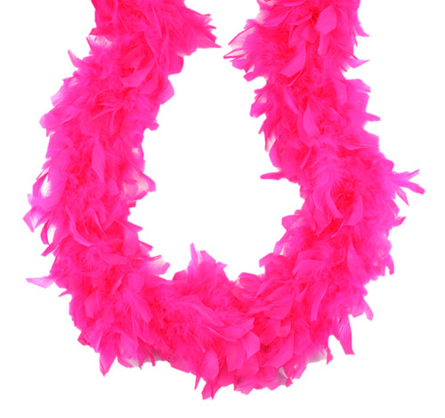 Pack of 3 Pink Feather Chandelle Party Boas - 2 Yards