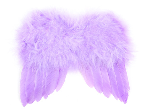 Pack of 3 Purple Mini Wing Costume Accessories - One Size Fits Most 7”