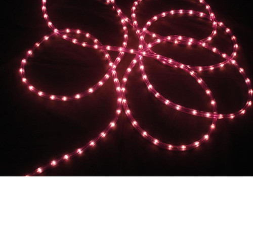 215-Count Purple Christmas Rope Light Set, 18ft White Wire