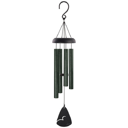 21” Forest Green and Black Signature Series Aluminum Wind Chime