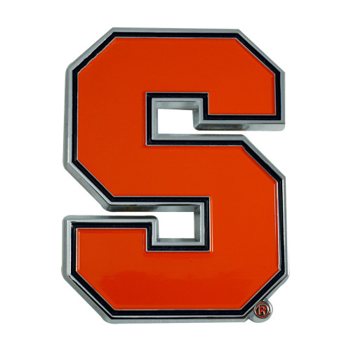 3" Orange and Black NCAA Syracuse Orange 3D Emblem