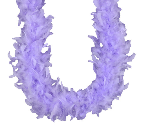 Set of 3 Lavender Embellished Fluffy Party Boas - 2 Yards