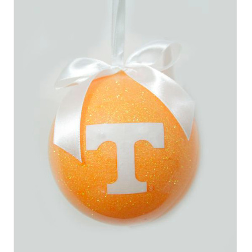 4" Tennessee Glitter Christmas Ball Ornament