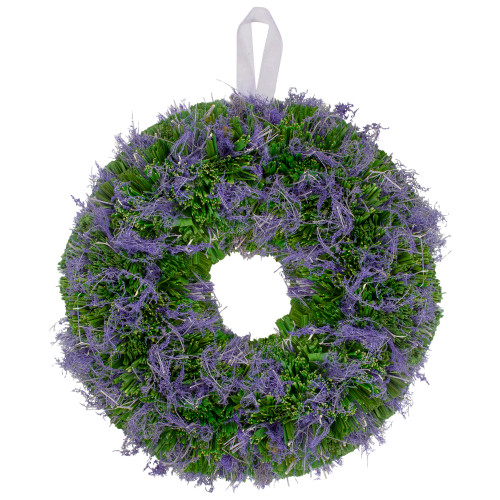 Reindeer Moss and Twig Artificial Spring Floral Wreath,14-Inch