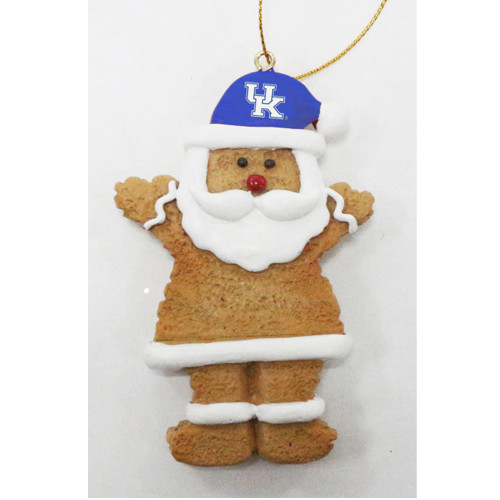 4" Kentucky Cookie Dough Santa Hanging Christmas Ornament