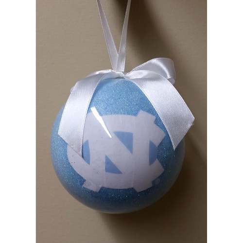 4" UNC Glitter Christmas Ball Ornament