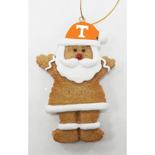 4" Brown Santa Claus Cookie Dough Design Christmas Ornament