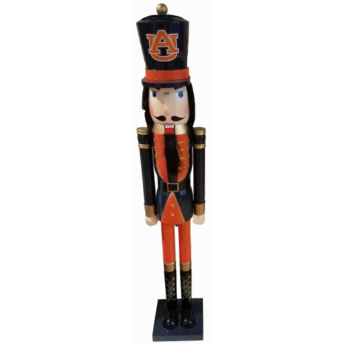 48" Auburn Black and Red Nutcracker Christmas Ornament