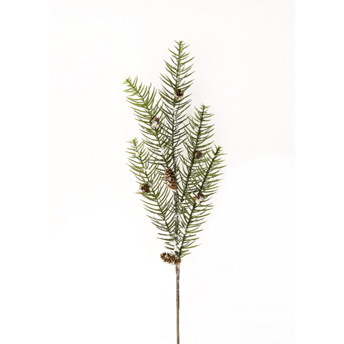 Set of 12 Green, Brown, and White Home Decoration and Gift Collections Spray, 3.25'